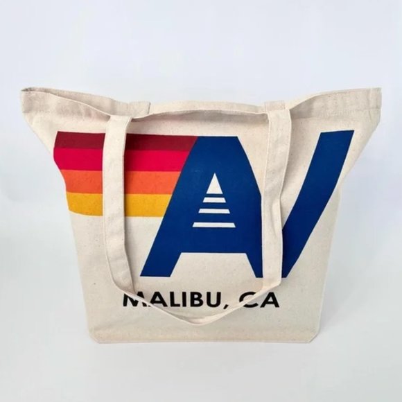 BRAND NEW! AVIATOR NATION CANVAS TOTE BAG FROM THE MALIBU STORE! BEACH, SURF! - Picture 2 of 7